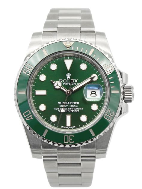 rolex submariner hulk occasion|rolex hulk original price.